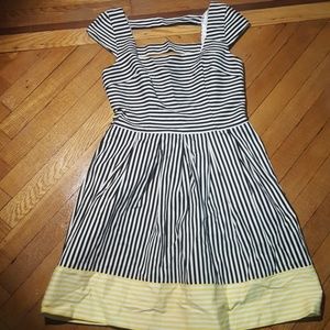 A-Line Striped Dress